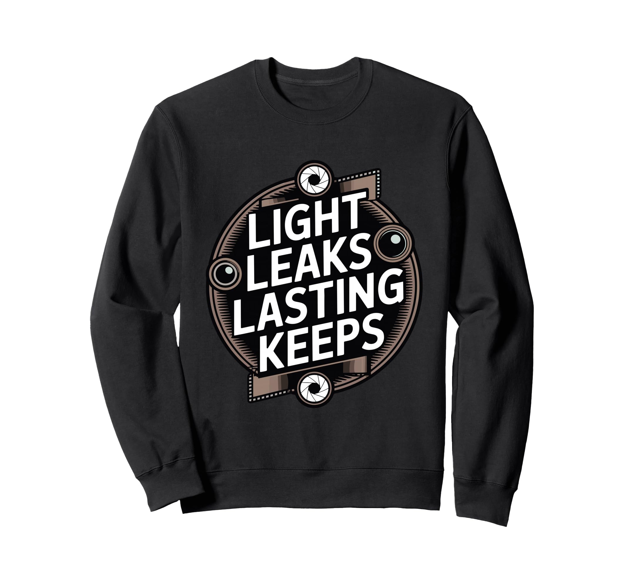 Through Lens We Live Twice Camera Sweatshirt - Custom Art Print Unisex - T-Shirt, Sweatshirt, Hoodie
