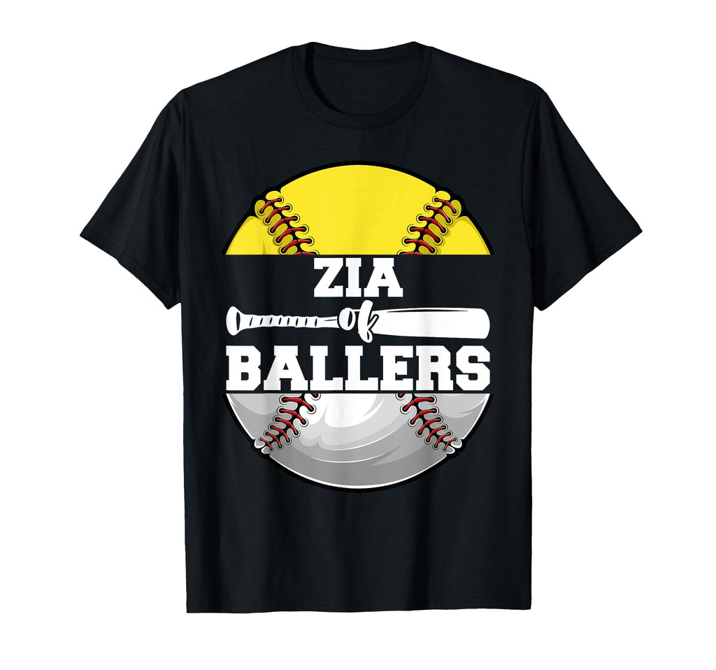 Zia Ballers Funny Softball T-Shirt - Casual Everyday Wear Men Women - T-Shirt, Sweatshirt, Hoodie