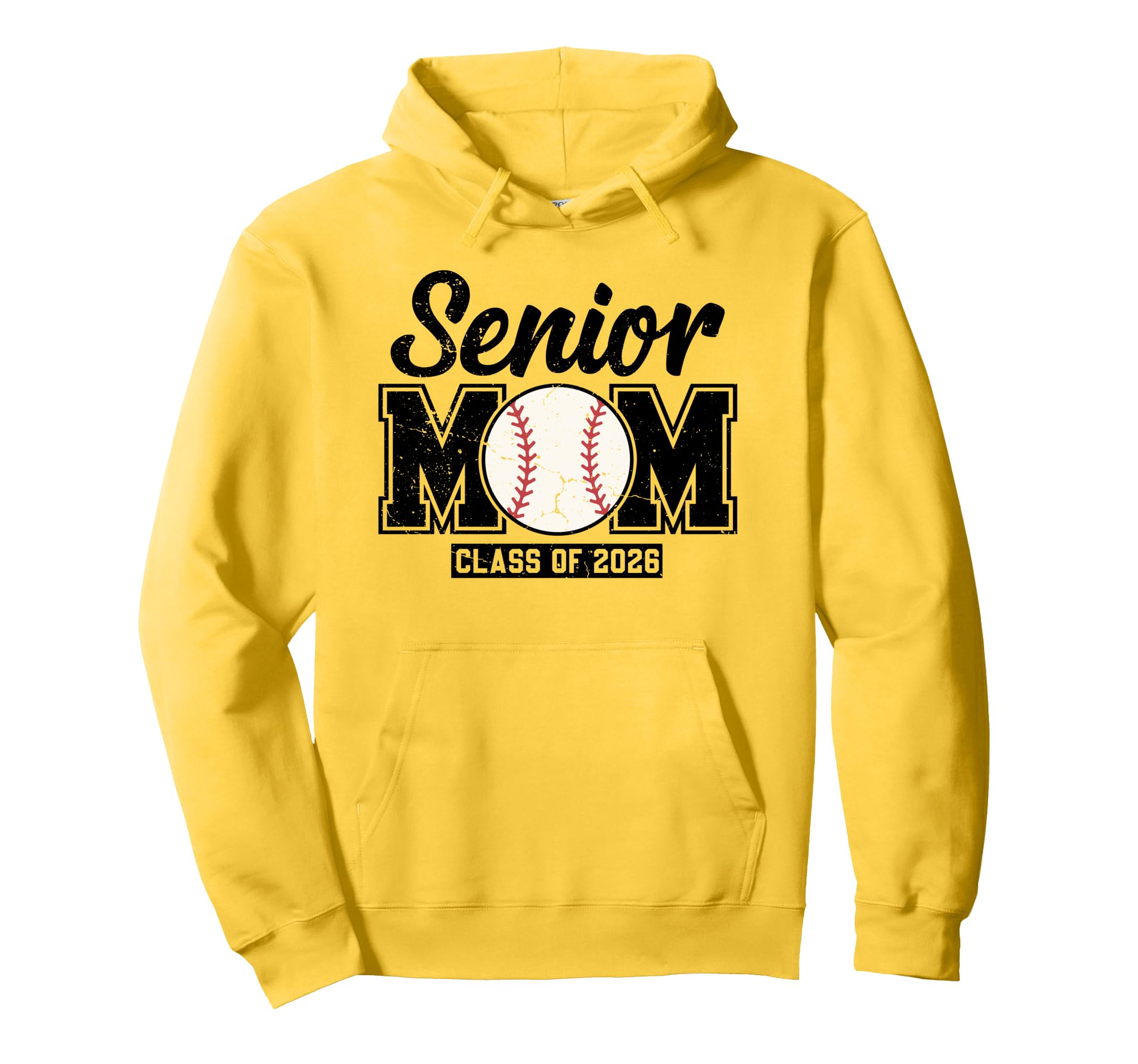 Senior Mom Class 2026 Proud Baseball Hoodie - Aesthetic Graphic Men Women - T-Shirt, Sweatshirt, Hoodie