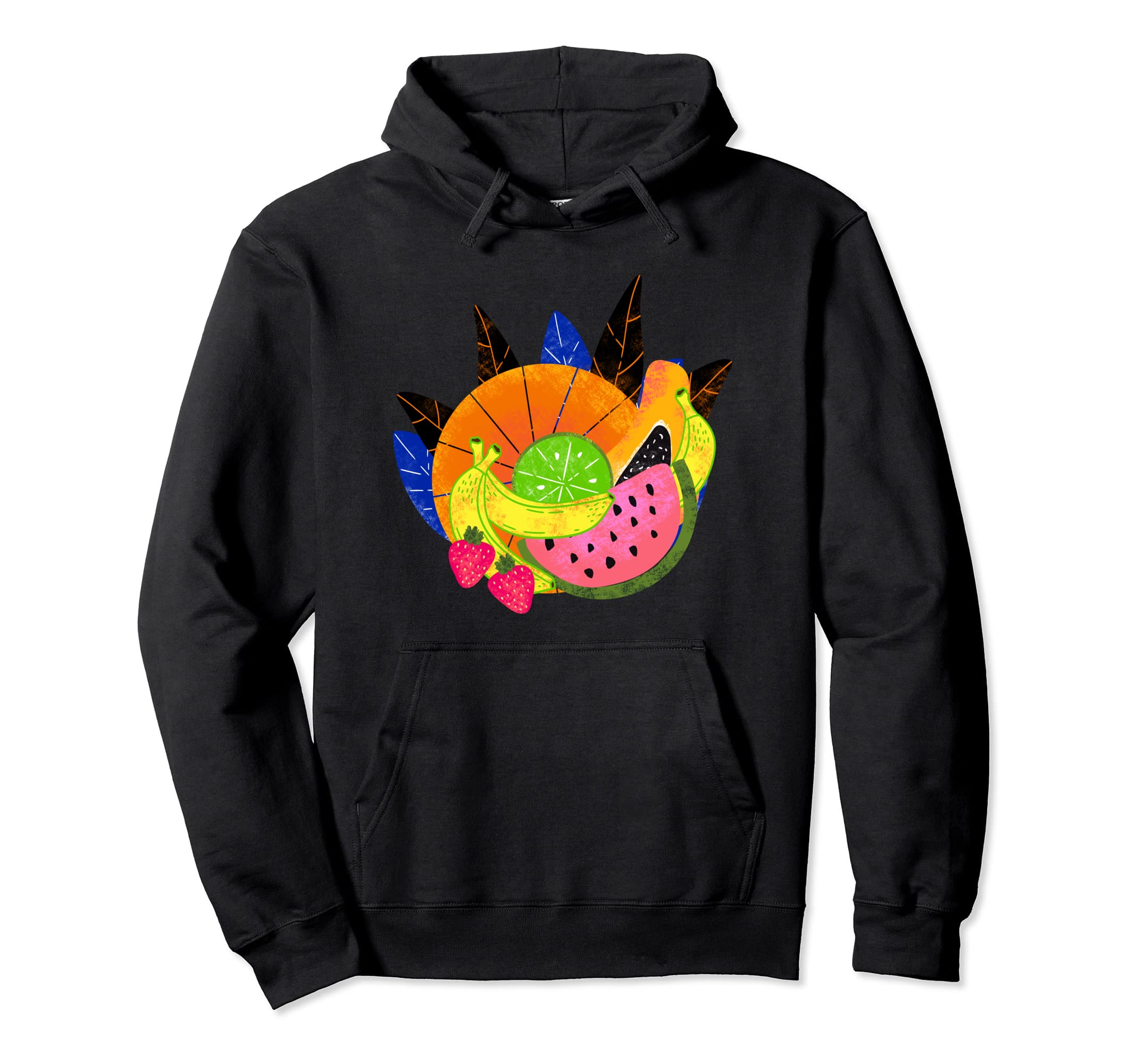 Funky Maximalist Home Decor Tropical Fruit Hoodie - Trendy Graphic Unisex - T-Shirt, Sweatshirt, Hoodie