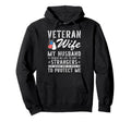 Veteran Wife Us Veteran Army Husband Hoodie - Aesthetic Graphic Men Women - T-Shirt, Sweatshirt, Hoodie