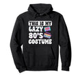 This Is My Lazy 80S Costume Roller Hoodie - Minimalist Print Men Women - T-Shirt, Sweatshirt, Hoodie