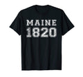 Maine 1820 Varsity Sports State T-Shirt - Fun Novelty Design for Adults - T-Shirt, Sweatshirt, Hoodie