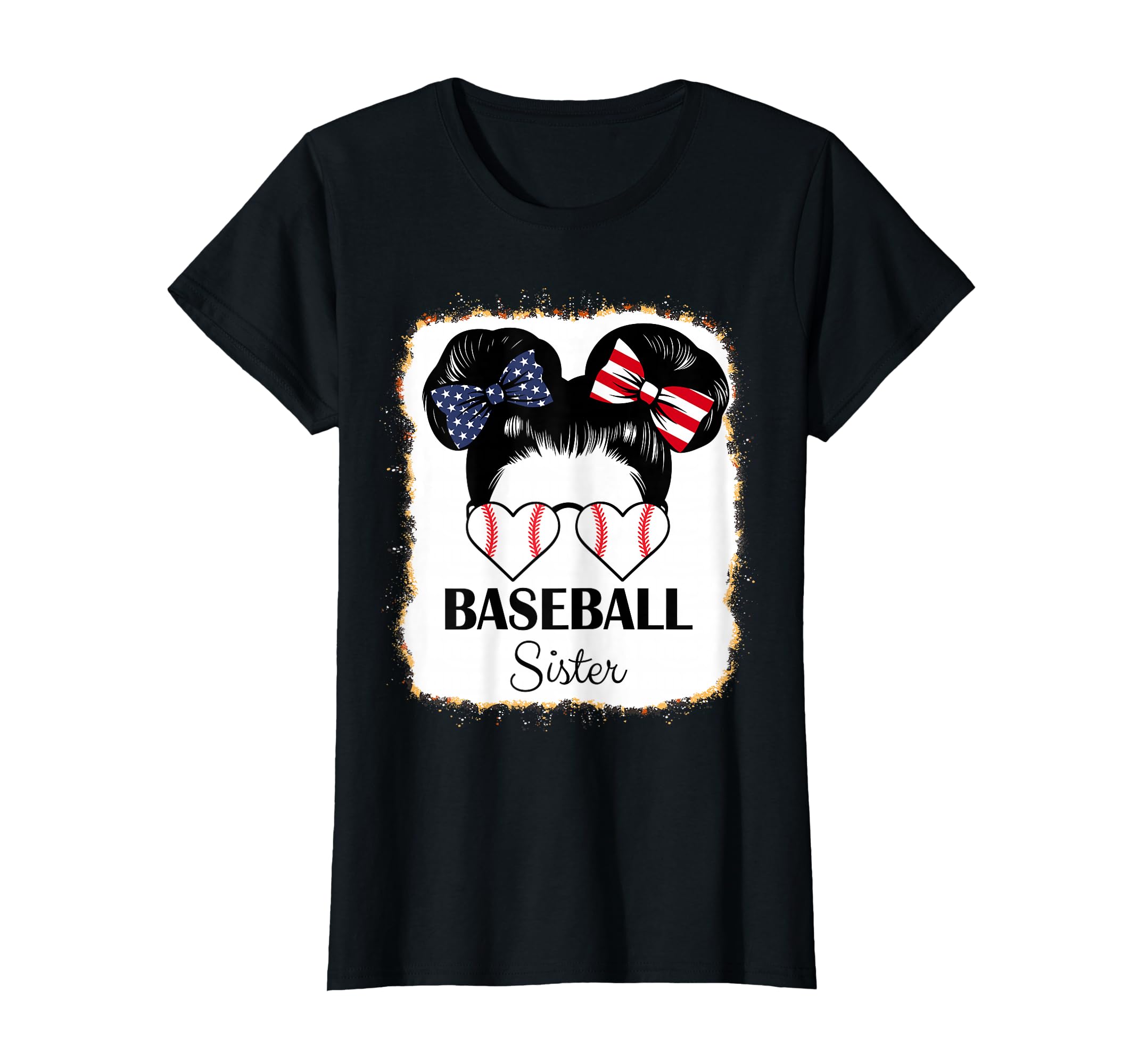 Baseball Sister Bleached Leopard T-Shirt - Novelty Apparel for Adults - T-Shirt, Sweatshirt, Hoodie