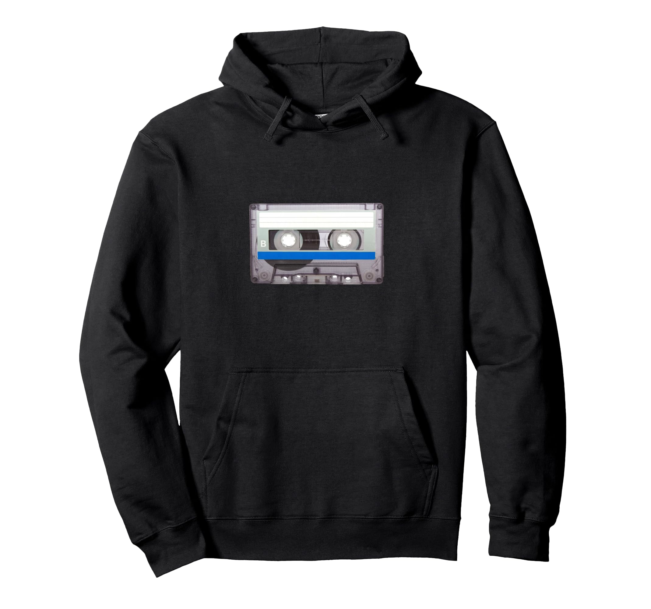 Cassette Tape Music Hoodie - Novelty Apparel for Adults - T-Shirt, Sweatshirt, Hoodie