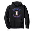 Daddy Rookie 1St Birthday Baseball Hoodie - Casual Everyday Wear Unisex - T-Shirt, Sweatshirt, Hoodie