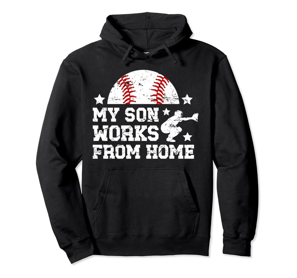 My Son Baseball Catcher Dad Baseball Hoodie - Trendy Graphic Unisex - T-Shirt, Sweatshirt, Hoodie