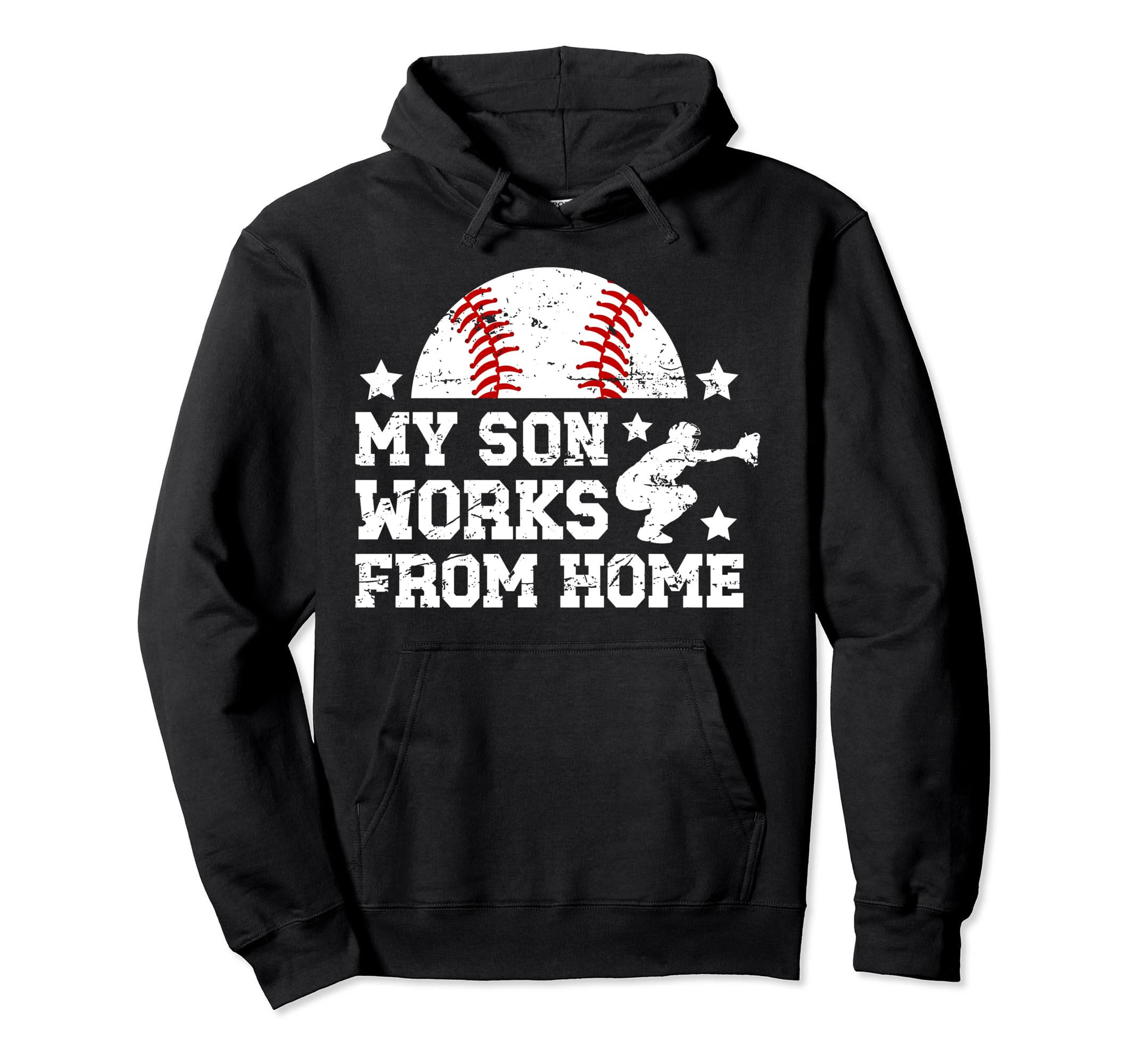 My Son Baseball Catcher Dad Baseball Hoodie - Trendy Graphic Unisex - T-Shirt, Sweatshirt, Hoodie