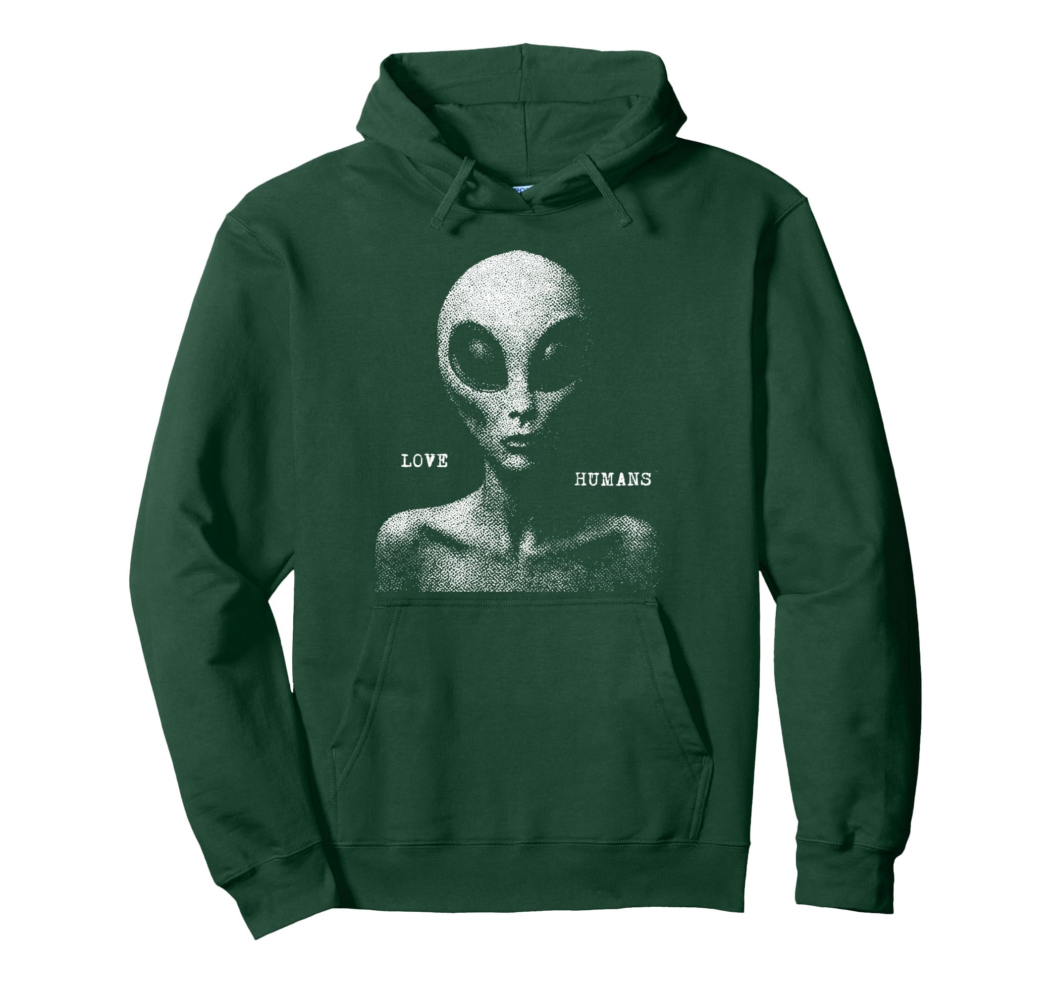 Alien Ufo Extraterrestrial 90S Hoodie - Casual Everyday Wear for Adults - T-Shirt, Sweatshirt, Hoodie