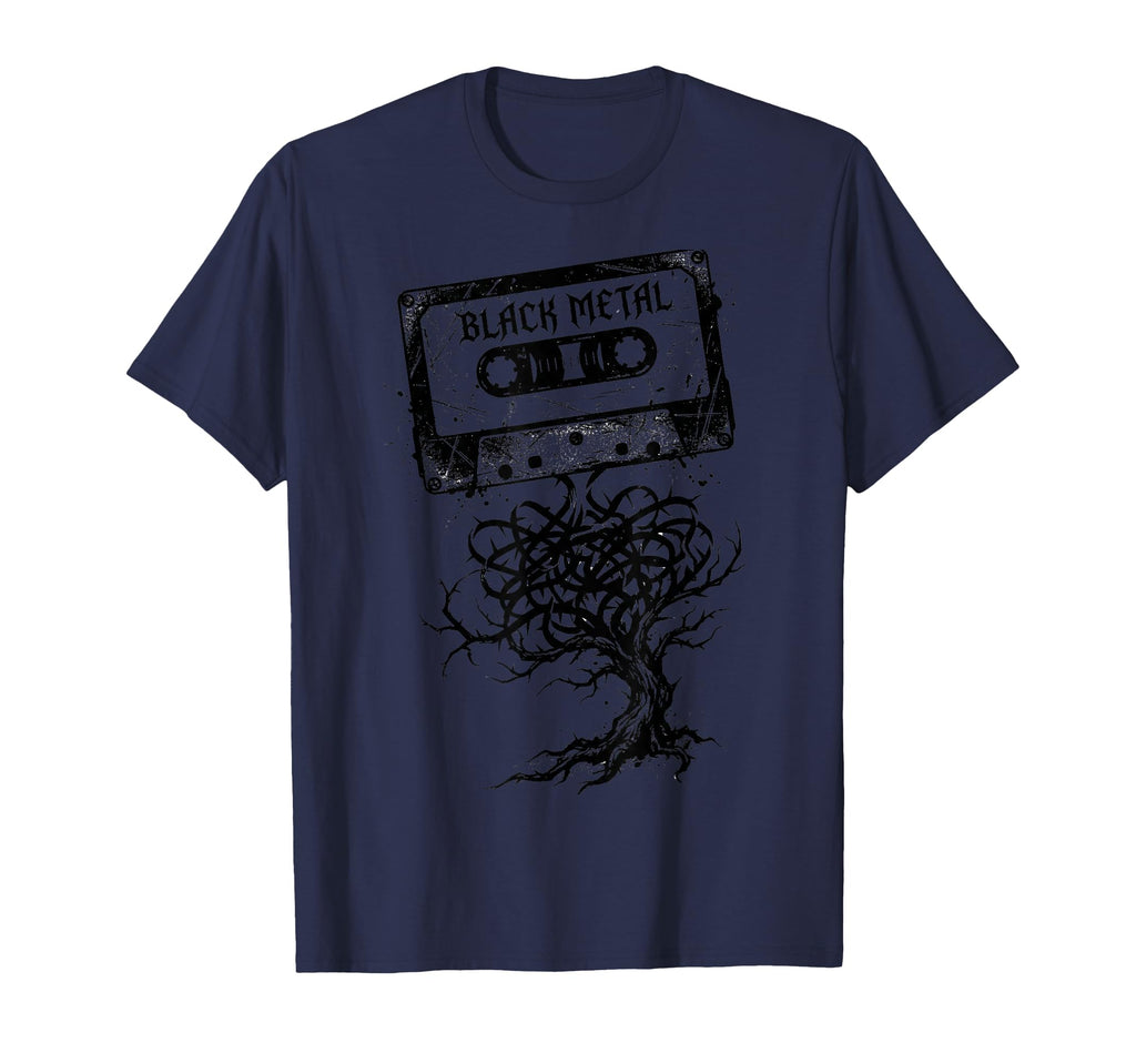 Black Metal Cassette Tape 90S Grunge T-Shirt - Trendy Graphic Unisex - T-Shirt, Sweatshirt, Hoodie