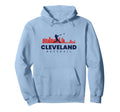 Cleveland Baseball Minimalist City Hoodie - Aesthetic Graphic Men Women - T-Shirt, Sweatshirt, Hoodie