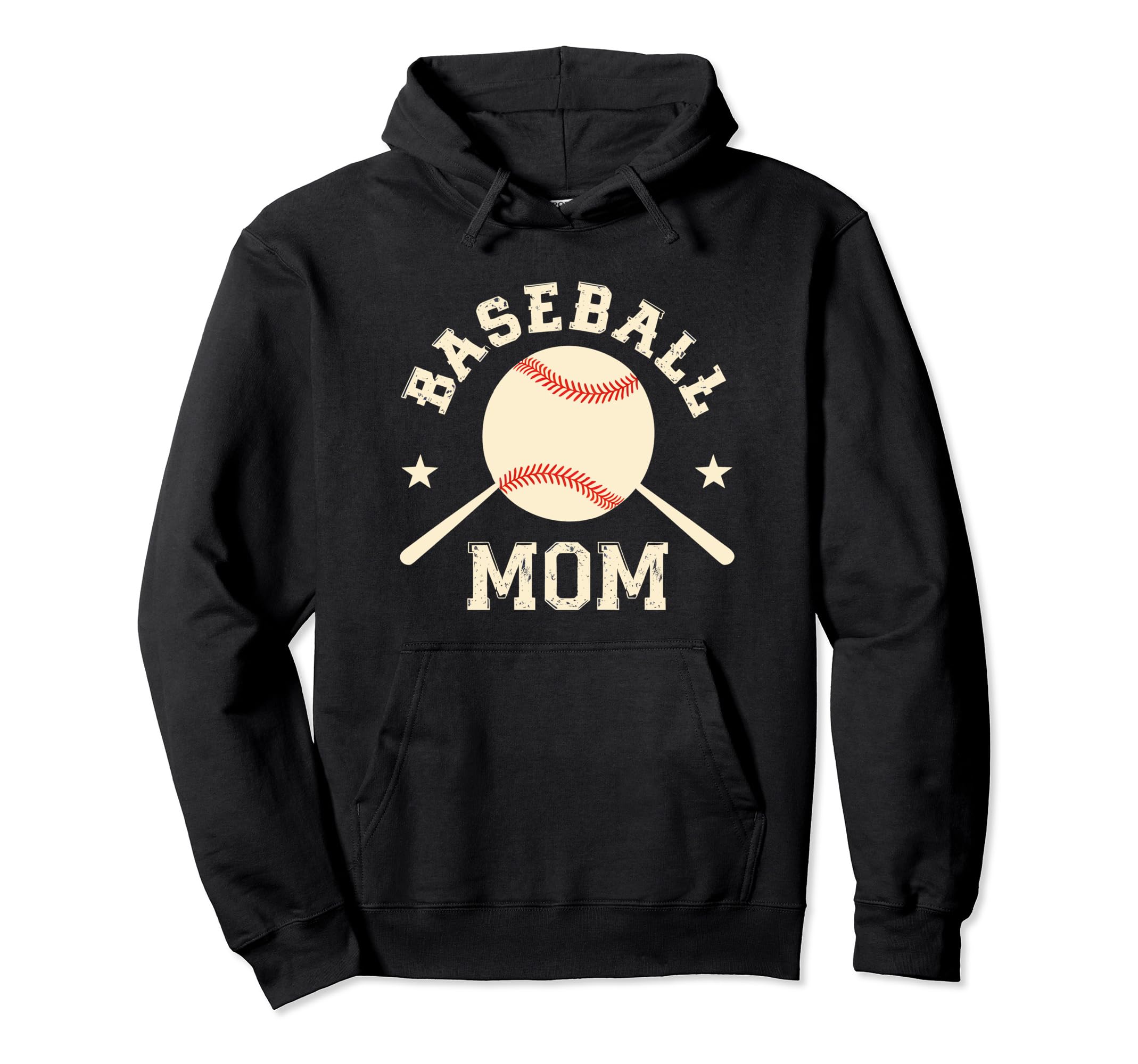 Cheering From Stands Baseball Mom Hoodie - Custom Art Print for Adults - T-Shirt, Sweatshirt, Hoodie