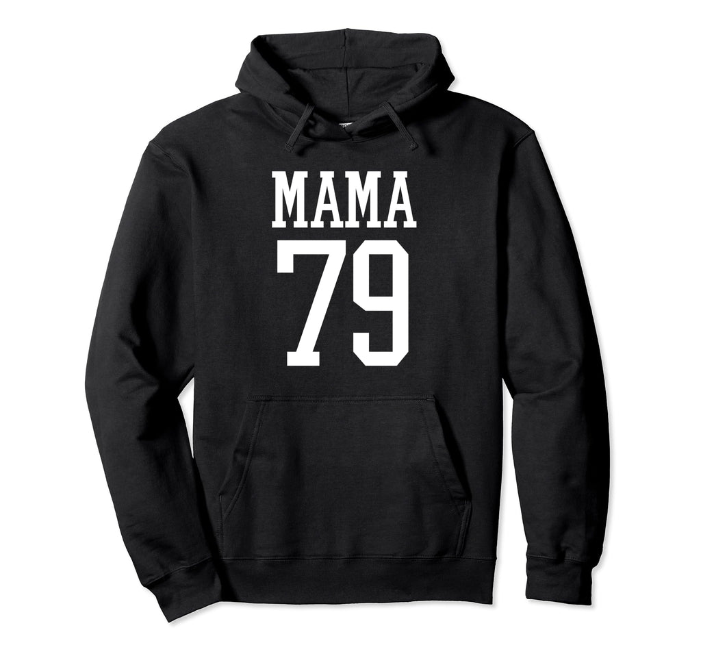 Number 79 Mama Biggest Fan Spirit Wear Hoodie - Minimalist Print Men Women - T-Shirt, Sweatshirt, Hoodie
