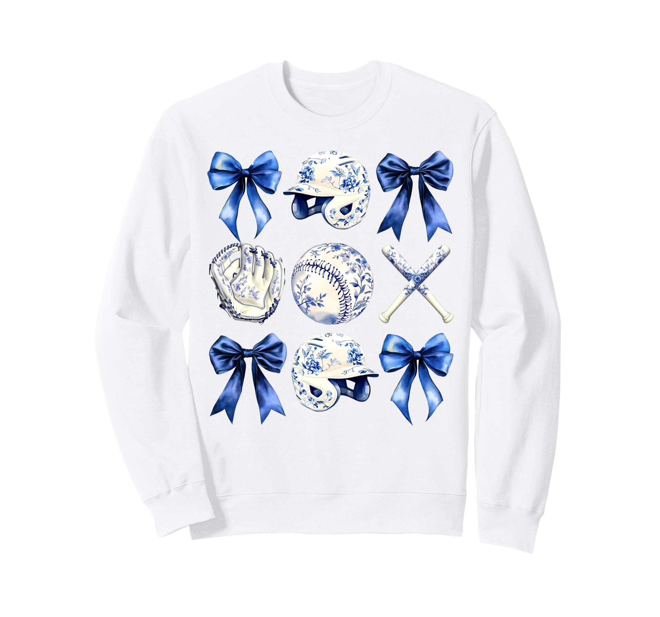 Baseball Coquette Bow Baseball Mama Sweatshirt - Graphic Print for Adults - T-Shirt, Sweatshirt, Hoodie
