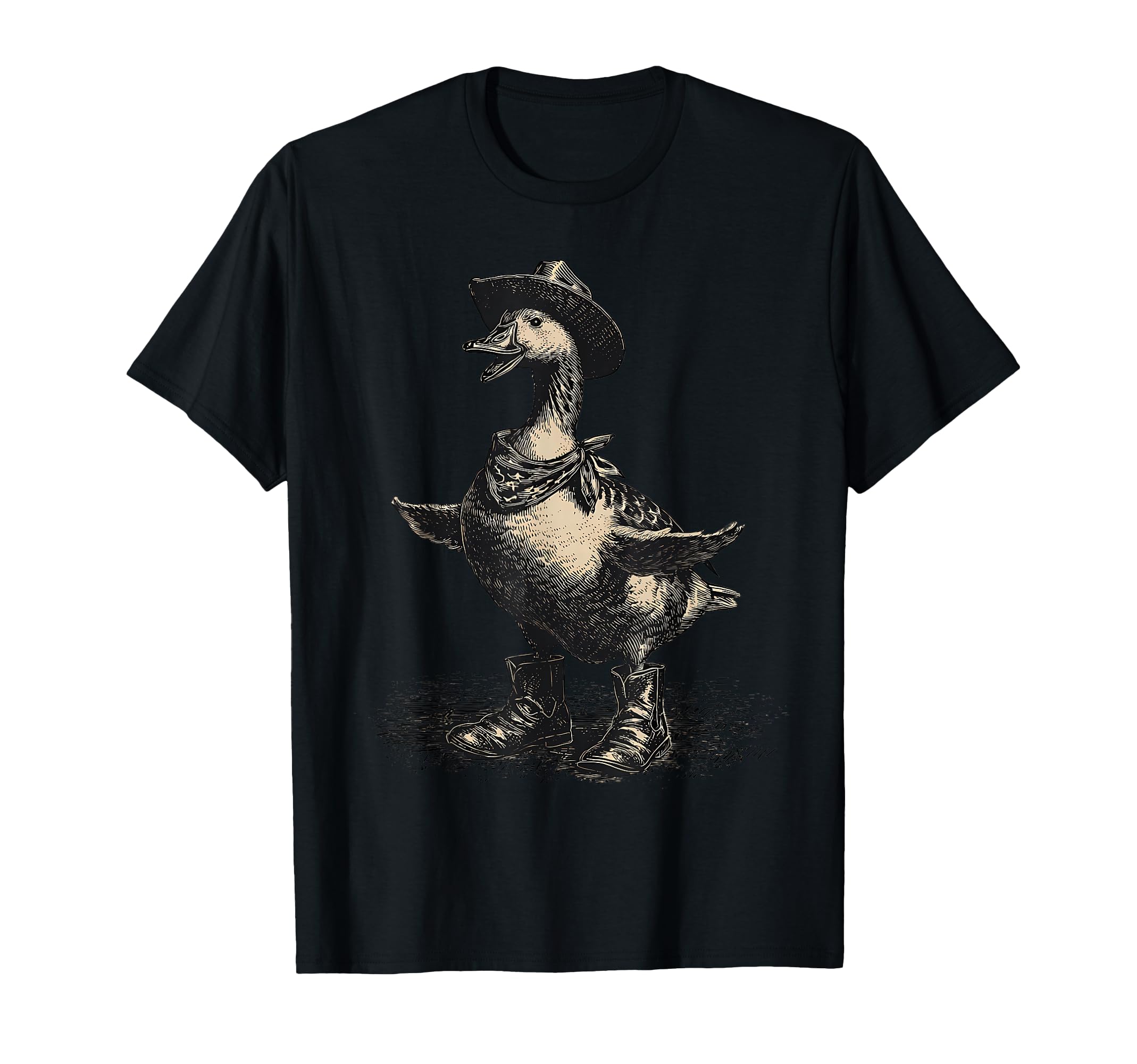 Country Cowboy Goose Rodeo Cowgirl T-Shirt - Unique Graphic Men Women - T-Shirt, Sweatshirt, Hoodie