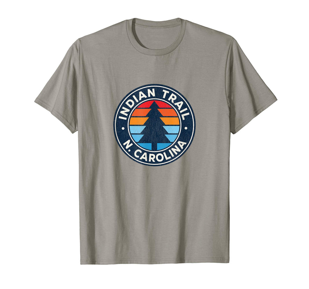 Indian Trail North Carolina Nc 70S T-Shirt - Custom Art Print Men Women - T-Shirt, Sweatshirt, Hoodie
