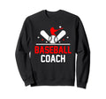 Baseball Coach Baseball Player Sweatshirt - Minimalist Print for Adults - T-Shirt, Sweatshirt, Hoodie