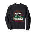 Paparazzi Camera Photography Art Sweatshirt - Trendy Graphic Unisex - T-Shirt, Sweatshirt, Hoodie