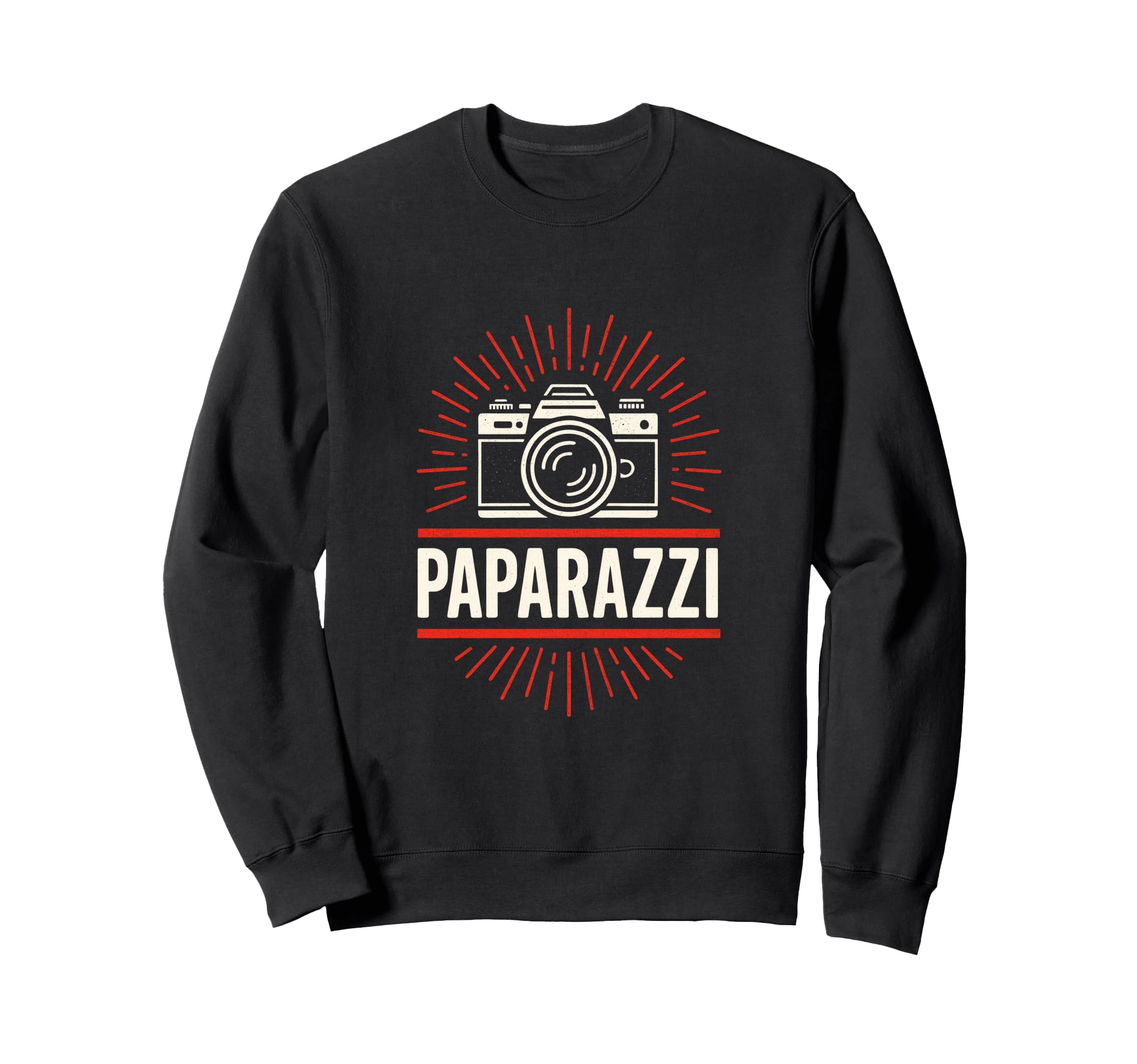 Paparazzi Camera Photography Art Sweatshirt - Trendy Graphic Unisex - T-Shirt, Sweatshirt, Hoodie