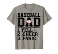 Baseball Dad Parent Player Family T-Shirt - Casual Everyday Wear Men Women - T-Shirt, Sweatshirt, Hoodie