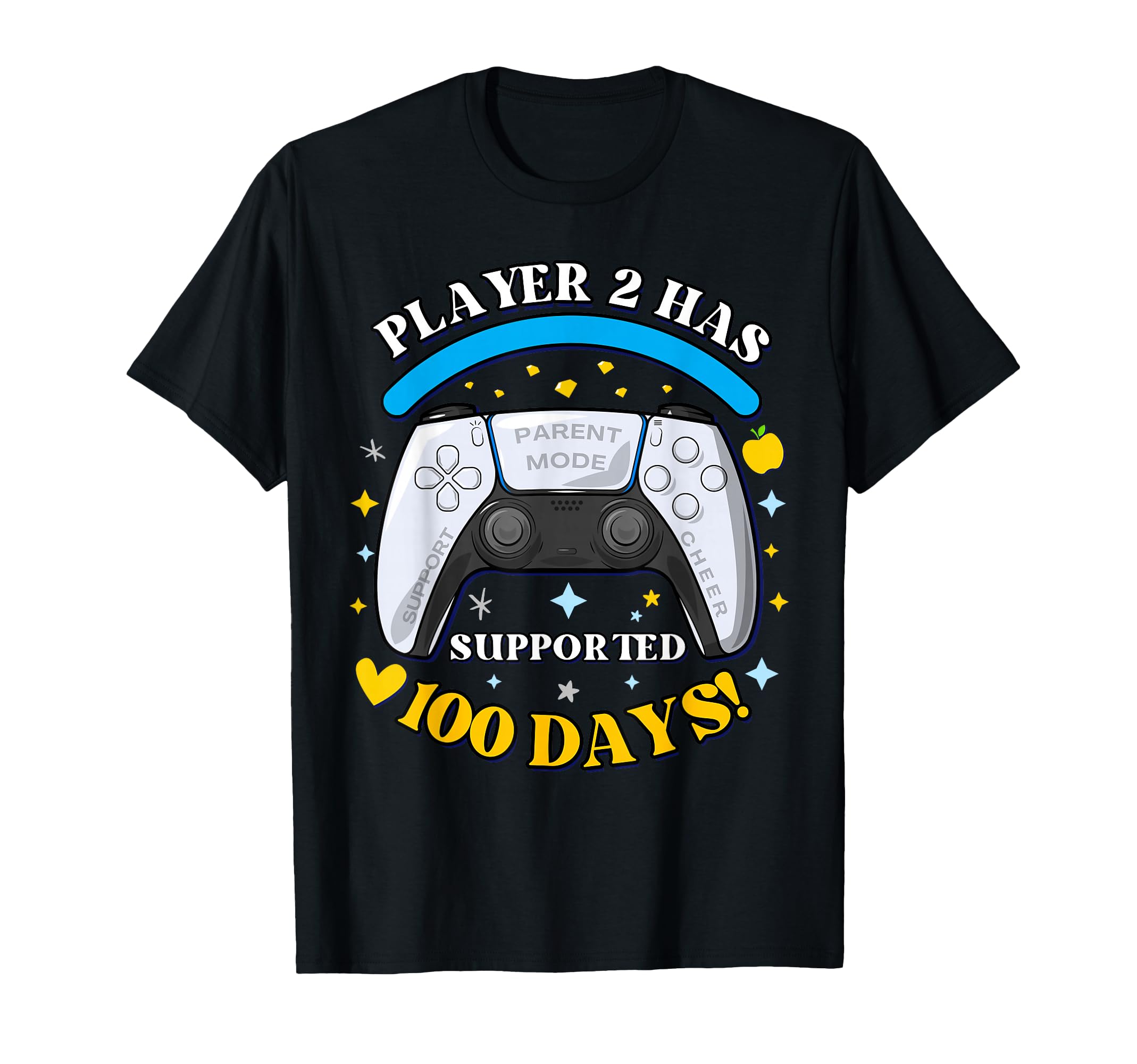 100 Days School Mom Dad Gamer 100Th Day T-Shirt - Graphic Print Men Women - T-Shirt, Sweatshirt, Hoodie