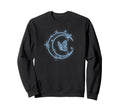 Moon And Butterfly Glow Starry Sky Sweatshirt - Novelty Apparel Men Women - T-Shirt, Sweatshirt, Hoodie