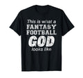 Fantasy Football God Distressed T-Shirt - Unique Graphic Men Women - T-Shirt, Sweatshirt, Hoodie