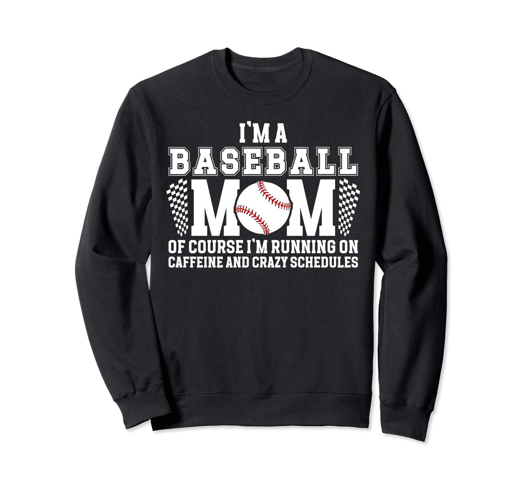 Im Baseball Mom Baseball Player Mama Sweatshirt - Custom Art Print Unisex - T-Shirt, Sweatshirt, Hoodie