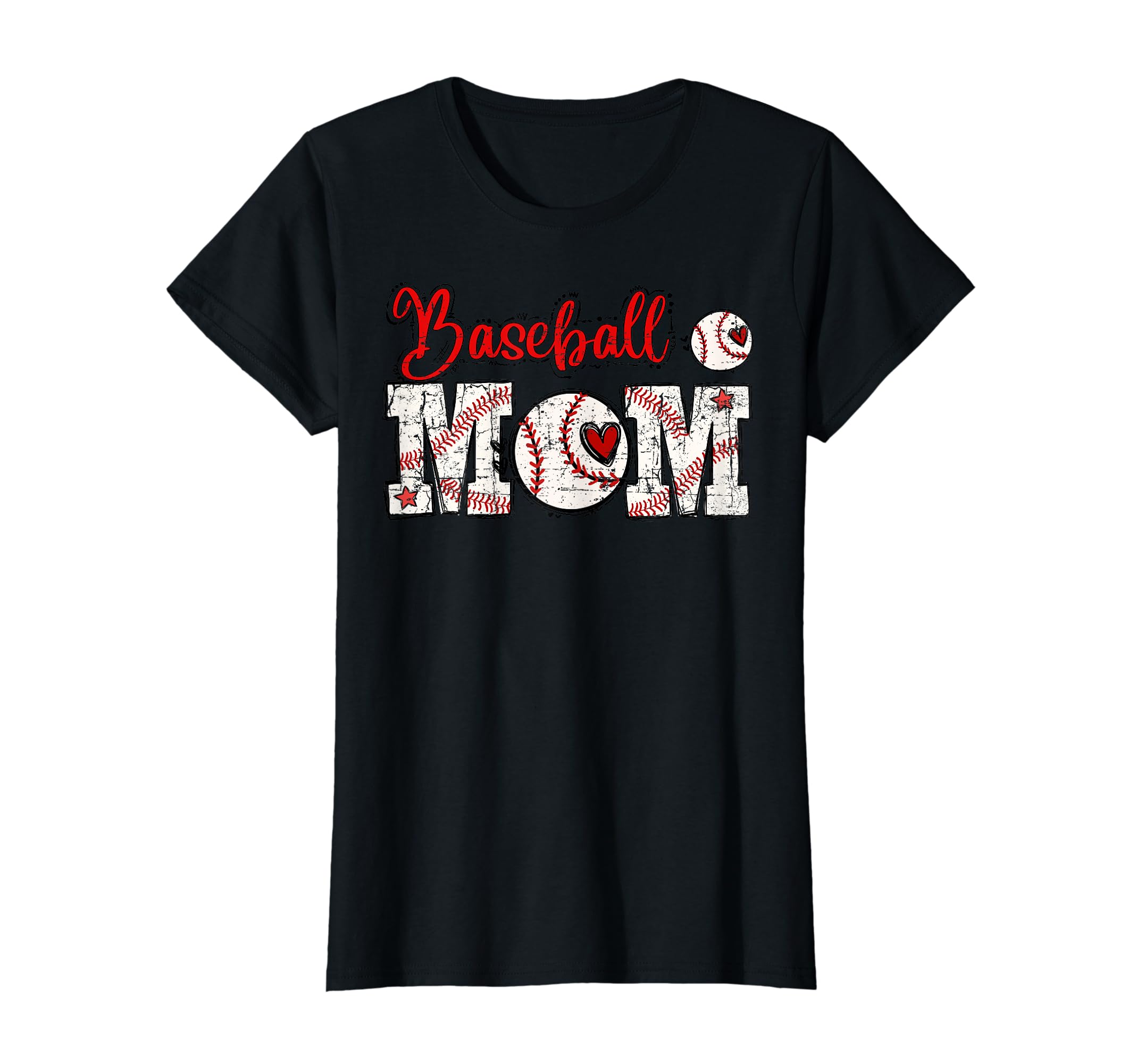 Baseball Mom Mothers Day Mama Mother Holiday T-Shirt - Graphic Print Unisex - T-Shirt, Sweatshirt, Hoodie