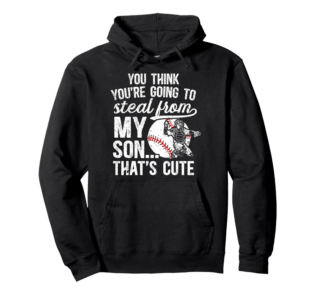 Baseball Catcher Mom Funny Mother Hoodie - Aesthetic Graphic Men Women - T-Shirt, Sweatshirt, Hoodie