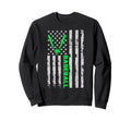 Baseball Distress Flag Fun Sweatshirt - Custom Art Print for Adults - T-Shirt, Sweatshirt, Hoodie