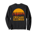 Chicago Illinois Skyline Souvenir Sweatshirt - Graphic Print for Adults - T-Shirt, Sweatshirt, Hoodie