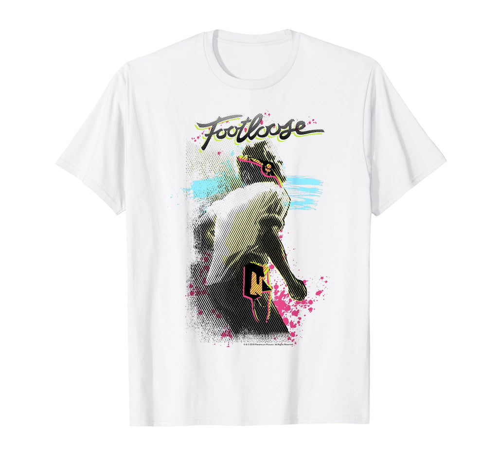 Footloose Neon Title Logo T-Shirt - Minimalist Print for Adults - T-Shirt, Sweatshirt, Hoodie