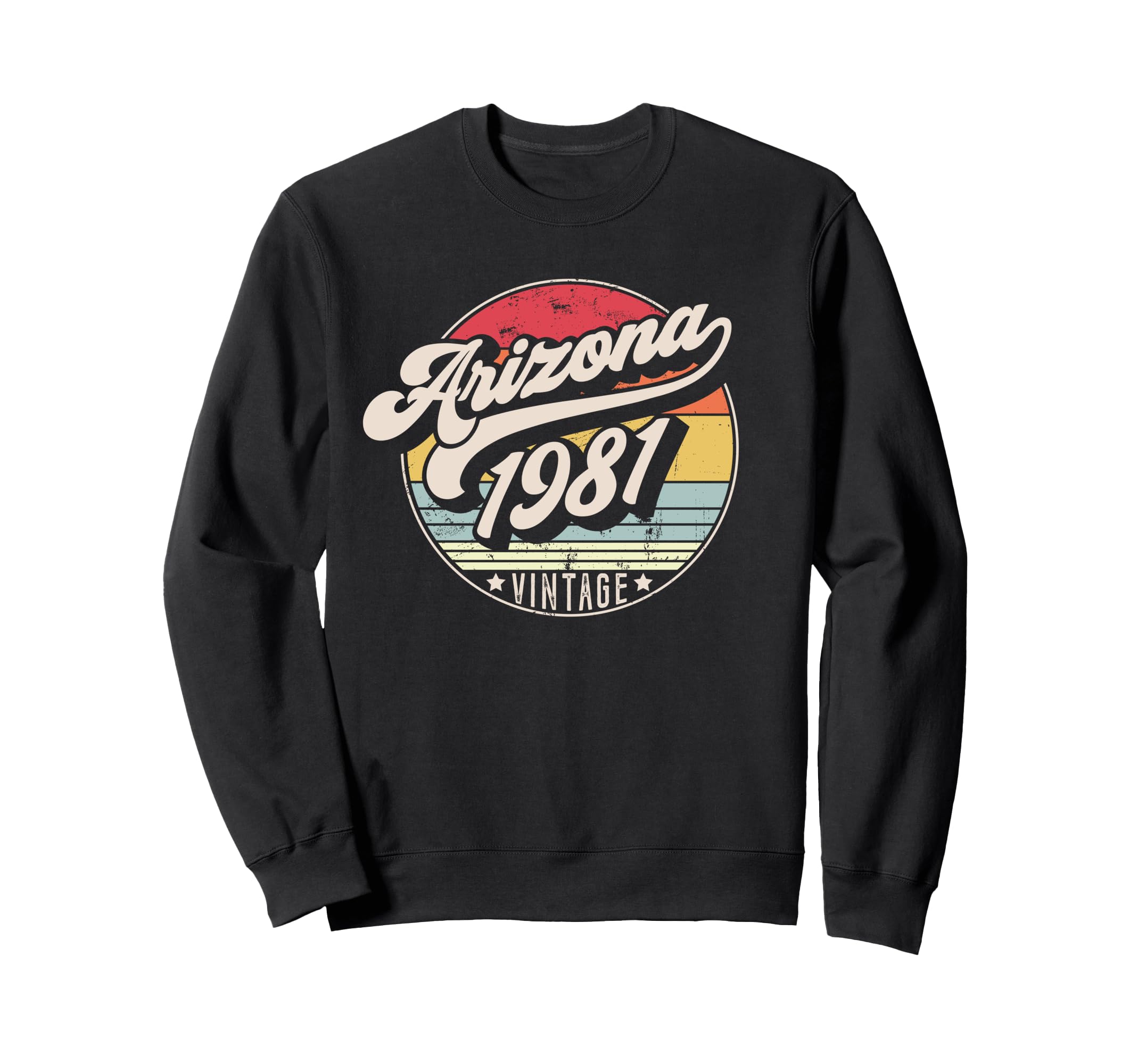 Arizona 1981 Birthday Sunset Sweatshirt - Custom Art Print Men Women - T-Shirt, Sweatshirt, Hoodie