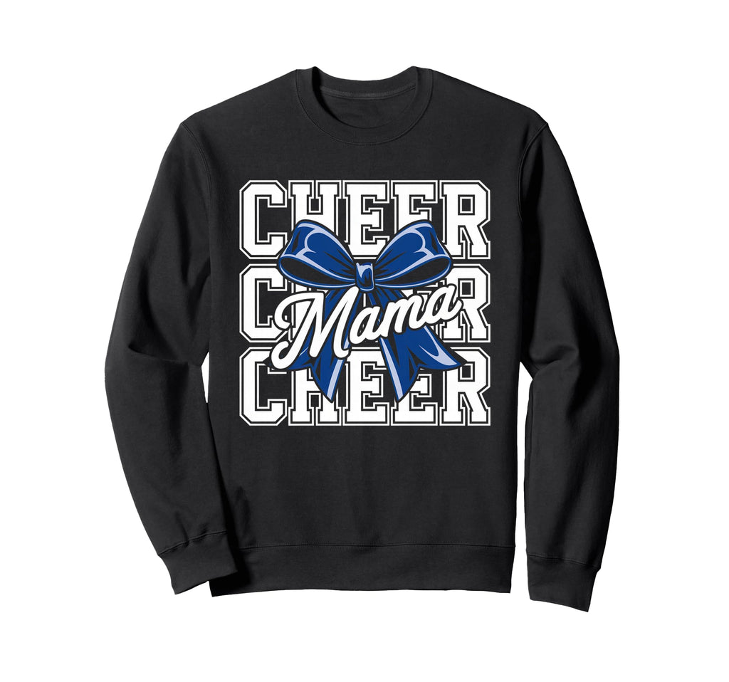 Cheer Mom Mother Bow Cheerleader Sweatshirt - Streetwear Style for Adults - T-Shirt, Sweatshirt, Hoodie