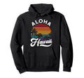 Aloha Hawaii Sunset Hoodie - Aesthetic Graphic Men Women - T-Shirt, Sweatshirt, Hoodie