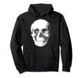 Skull Grunge Gothic Faded Occult Hoodie - Casual Everyday Wear Unisex - T-Shirt, Sweatshirt, Hoodie