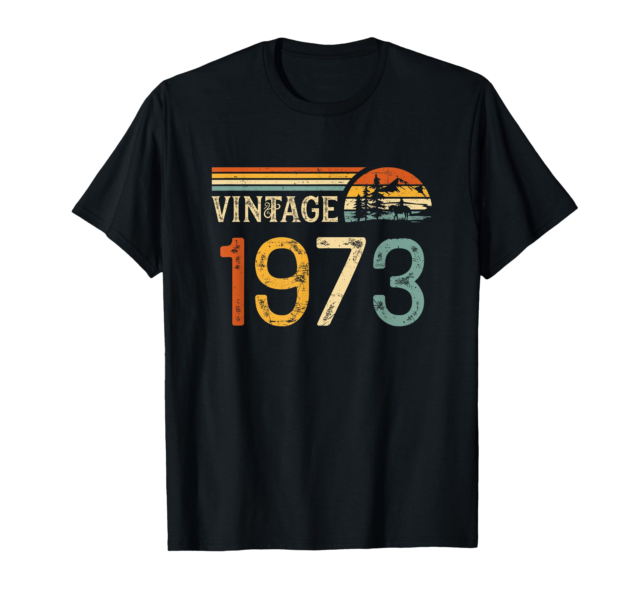 53Rd Birthday 1973 53 Years Old Bday T-Shirt - Trendy Graphic Unisex - T-Shirt, Sweatshirt, Hoodie