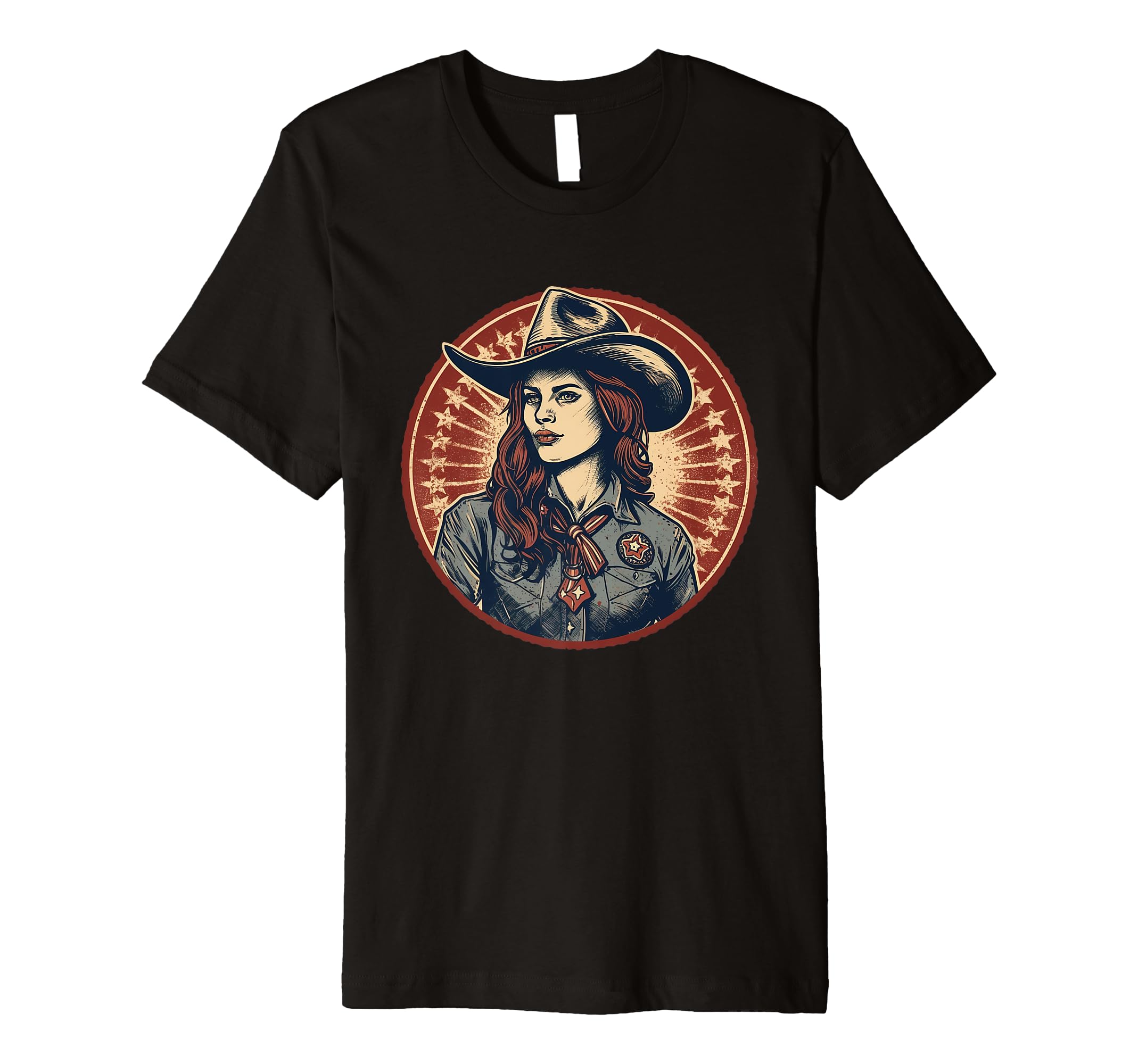 Cowgirl Cowboy Patriotic Cow And Farm T-Shirt - Trendy Graphic Unisex - T-Shirt, Sweatshirt, Hoodie