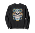 Rockin Since 1977 Skull Birthday Sweatshirt - Trendy Graphic for Adults - T-Shirt, Sweatshirt, Hoodie