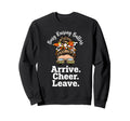 Busy Raising Ballers Arrive Cheer Sweatshirt - Custom Art Print for Adults - T-Shirt, Sweatshirt, Hoodie