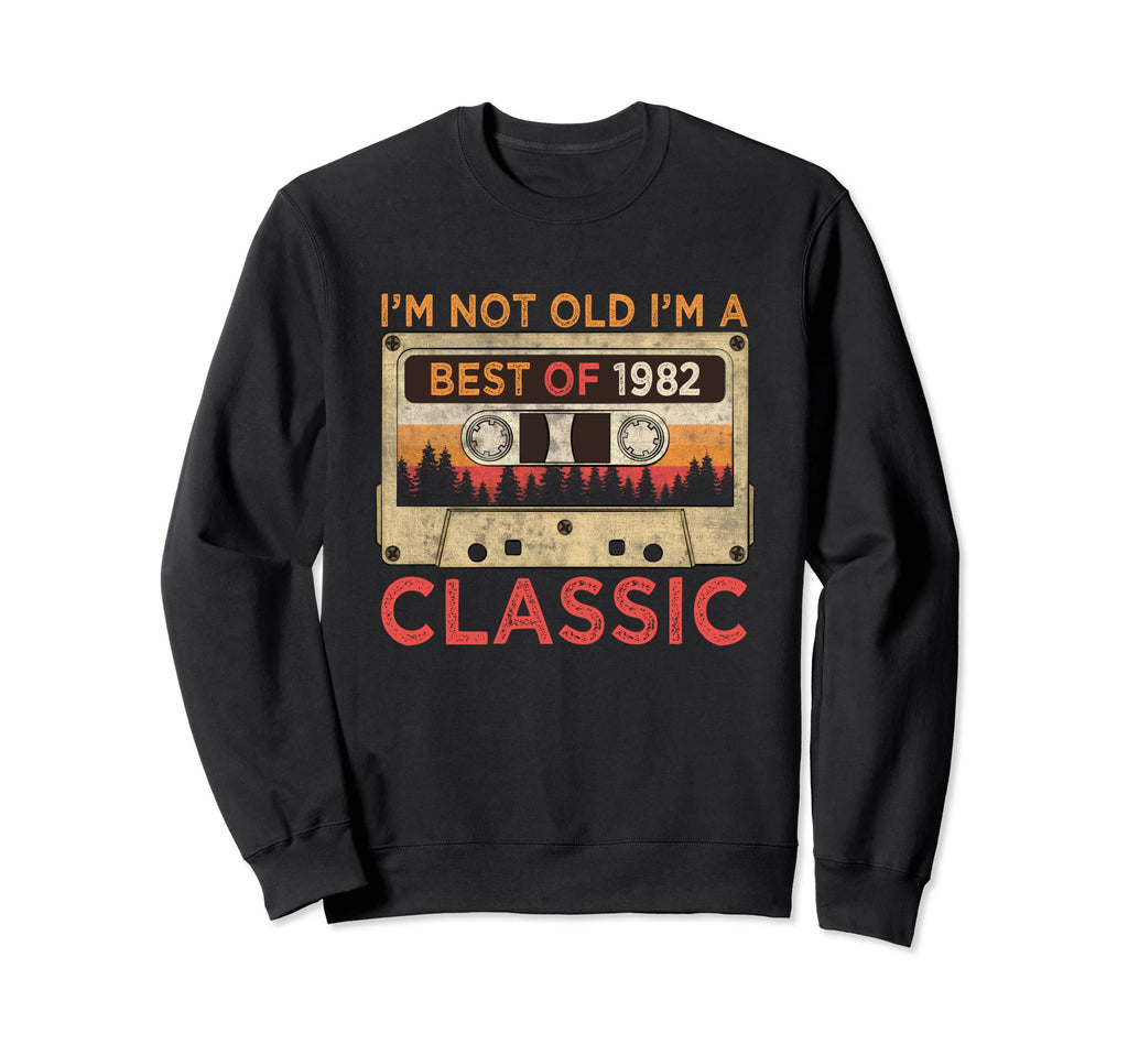 40 Year Old Best 1982 40Th Birthday Sweatshirt - Trendy Graphic Men Women - T-Shirt, Sweatshirt, Hoodie