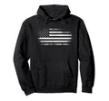 Usa America American Flag Used Hoodie - Casual Everyday Wear Men Women - T-Shirt, Sweatshirt, Hoodie