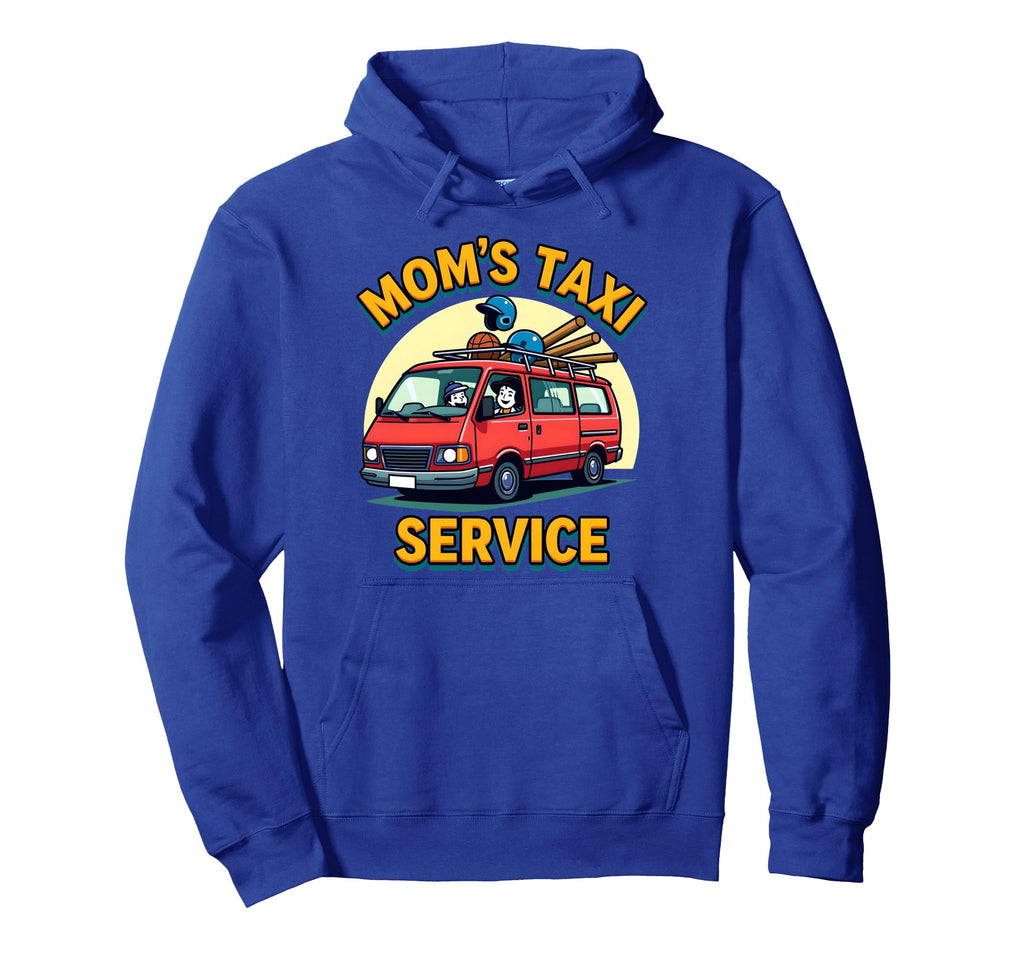 Moms Taxi Service Funny Baseball Mom Hoodie - Graphic Print Unisex - T-Shirt, Sweatshirt, Hoodie