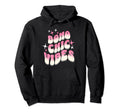 Its Boho Bohemian Chic Vibes Wavy Text Hoodie - Custom Art Print Men Women - T-Shirt, Sweatshirt, Hoodie