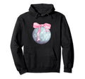 Disco Ball Coquette Girly Aesthetic Hoodie - Custom Art Print Unisex - T-Shirt, Sweatshirt, Hoodie