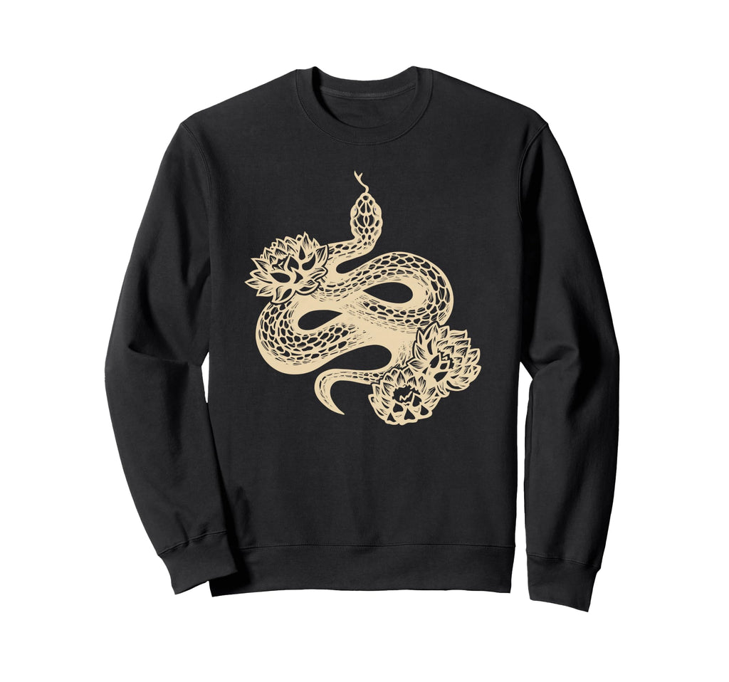 Reptile Snake Water Lily Eboy Sweatshirt - Novelty Apparel for Adults - T-Shirt, Sweatshirt, Hoodie