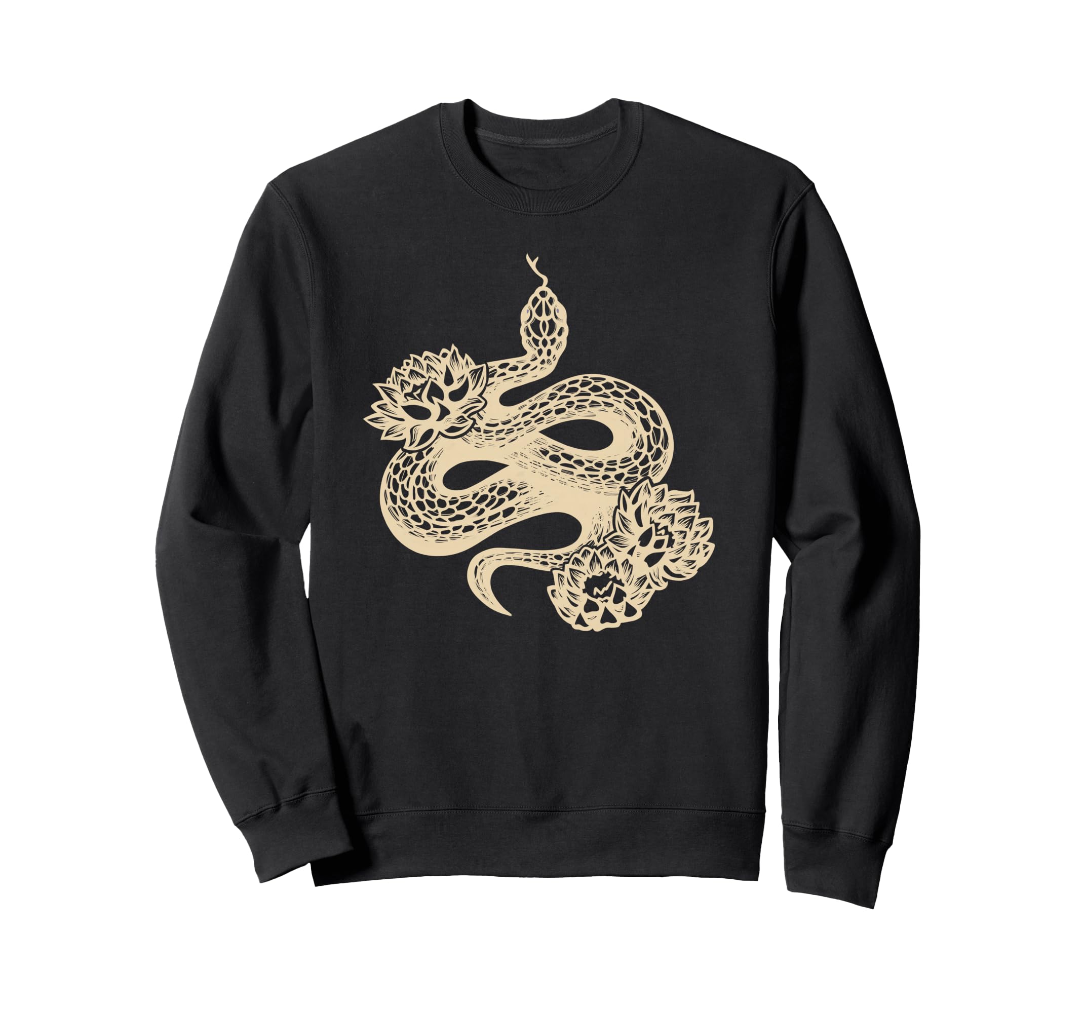 Reptile Snake Water Lily Eboy Sweatshirt - Novelty Apparel for Adults - T-Shirt, Sweatshirt, Hoodie