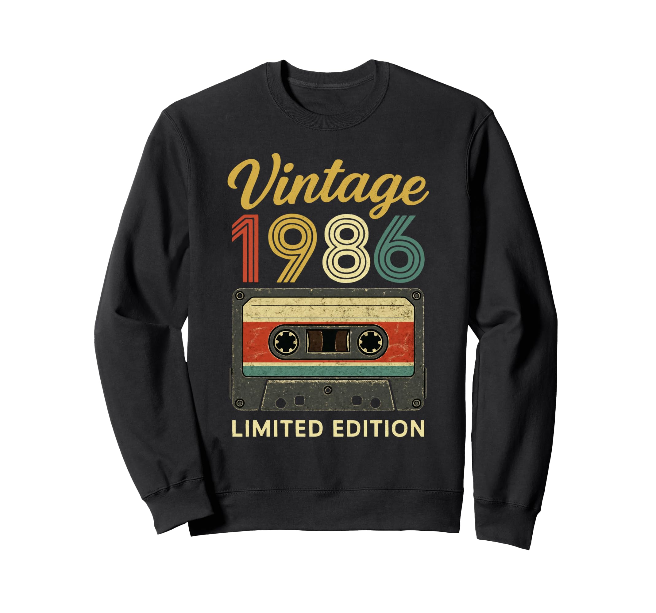 1986 Cassette Tape 40Th Birthday Sweatshirt - Aesthetic Graphic Unisex - T-Shirt, Sweatshirt, Hoodie