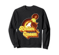 Roller Skating Skate 1970S Afro Sweatshirt - Graphic Print for Adults - T-Shirt, Sweatshirt, Hoodie
